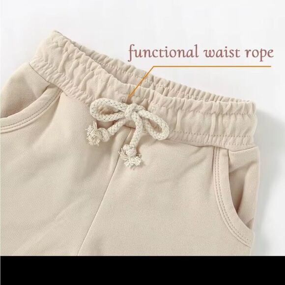 ORGANIC COTTON Pink Kids CREWNECK and Joggers Set - Picture 7 of 7